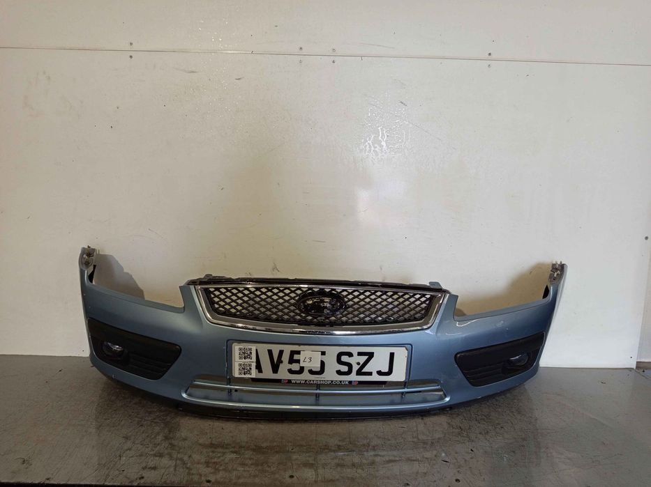 + ZDERZAK PRZÓD PRZEDNI FORD FOCUS MK.2 2 II Z3 BŁĘKITNY MORSKI HALOGENY