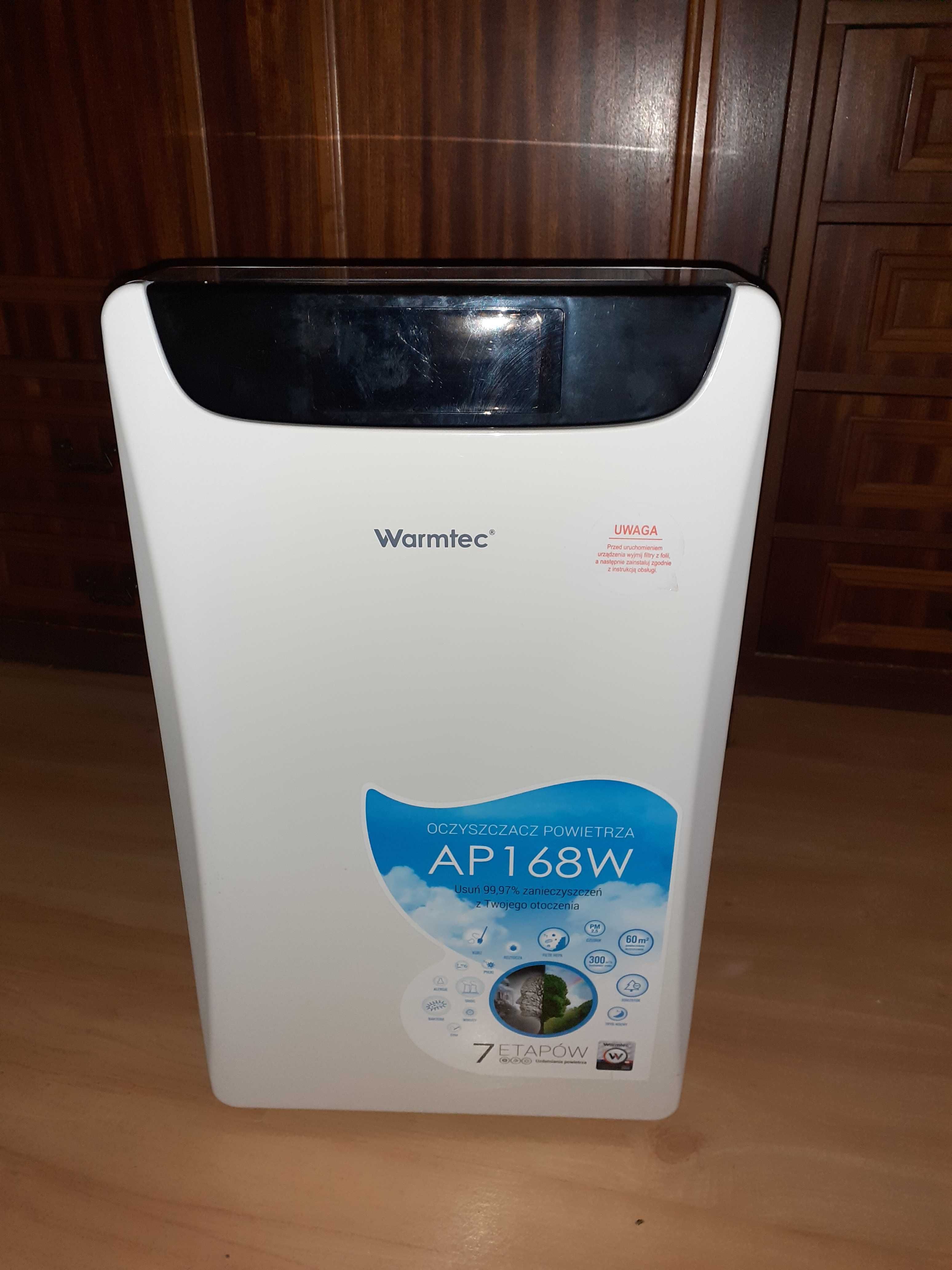 Oczyszczacz powietrza WARMTEC AP168W - 7 stopniowy poziom oczyszczania