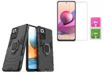 Etui Case Pancerne Xiaomi Redmi Note 10 Pro + Szkło Hartowane