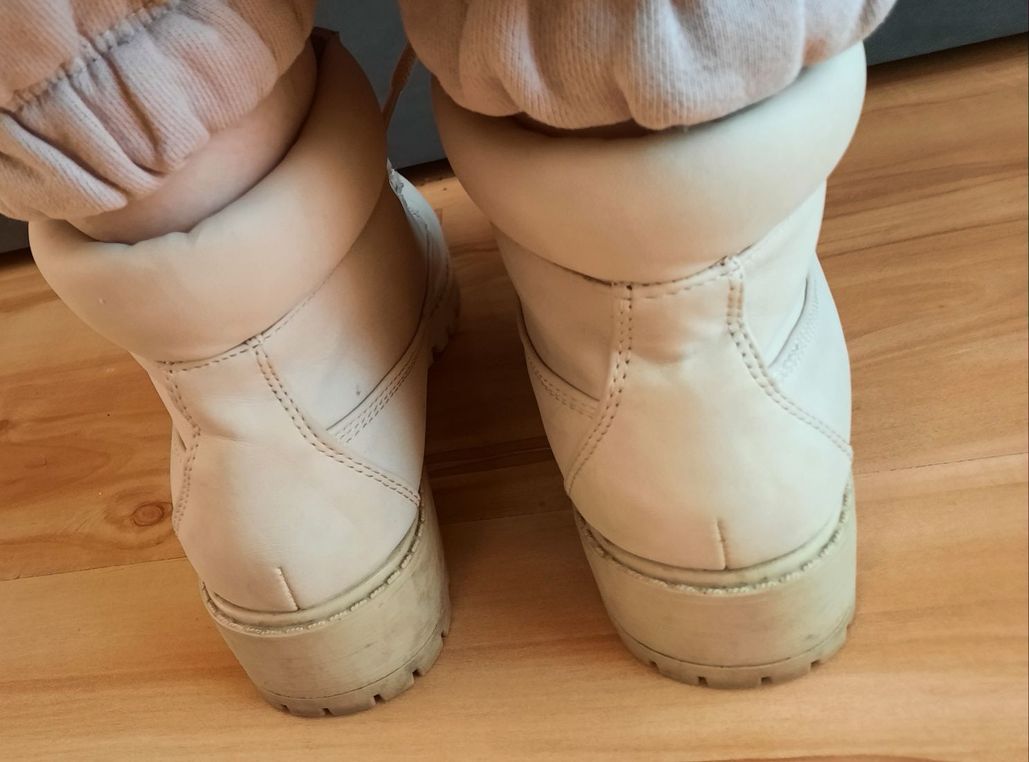 Botki jasnoróżowe Primark