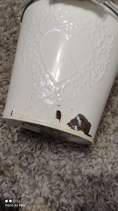 7 osłonki na doniczki zestaw metalowe różne wymiary