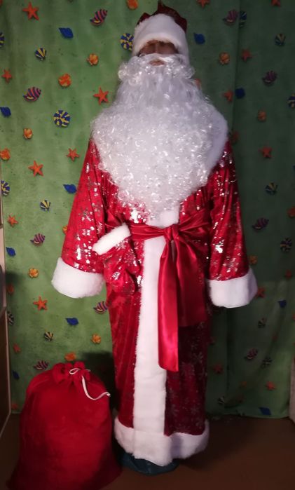 Новорічний костюм Діда Деда Мороза Миколая Дед Мороз Дід Мороз