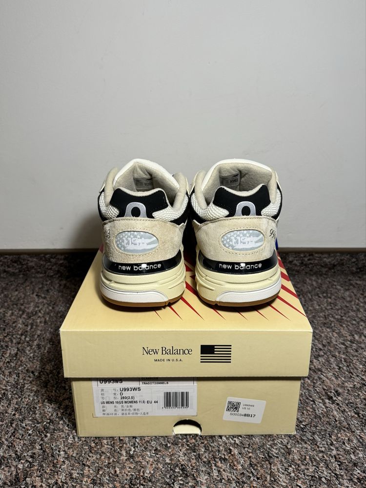 New Balance x Teddy Santis 993 Made in USA "Sea Salt Black'"