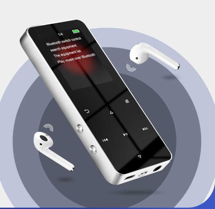Odtwarzacz MP4 MP3 16GB Bluetooth 5.0 HiFi Radio Dyktafon Głośnik