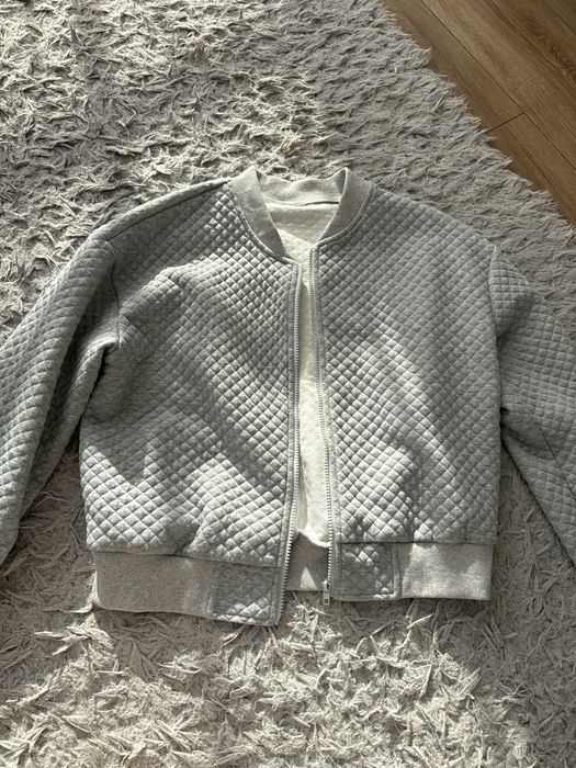 Szary rozsuwany sweterek rozmiar 36