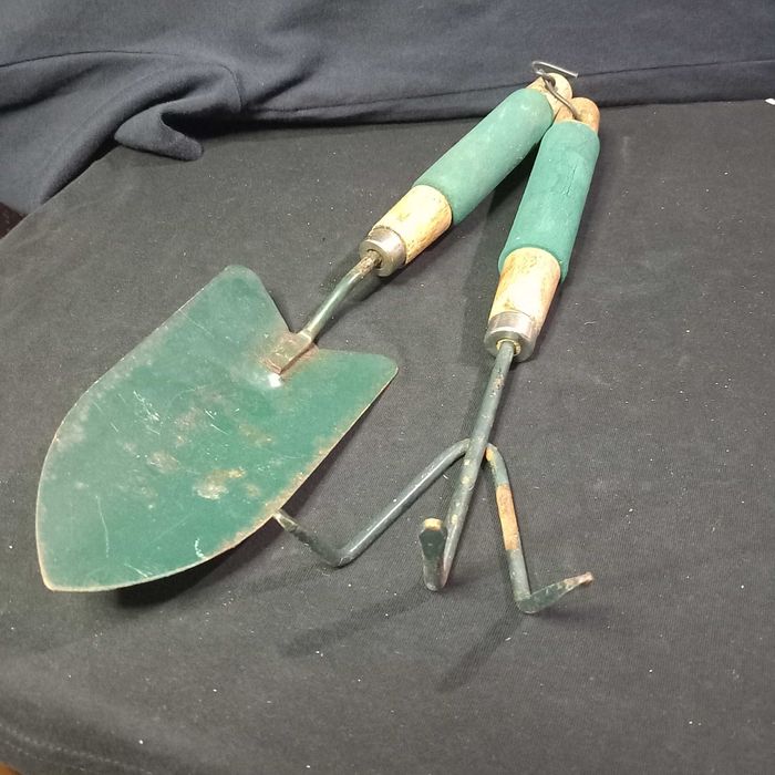 Conjunto de pa e ancinho