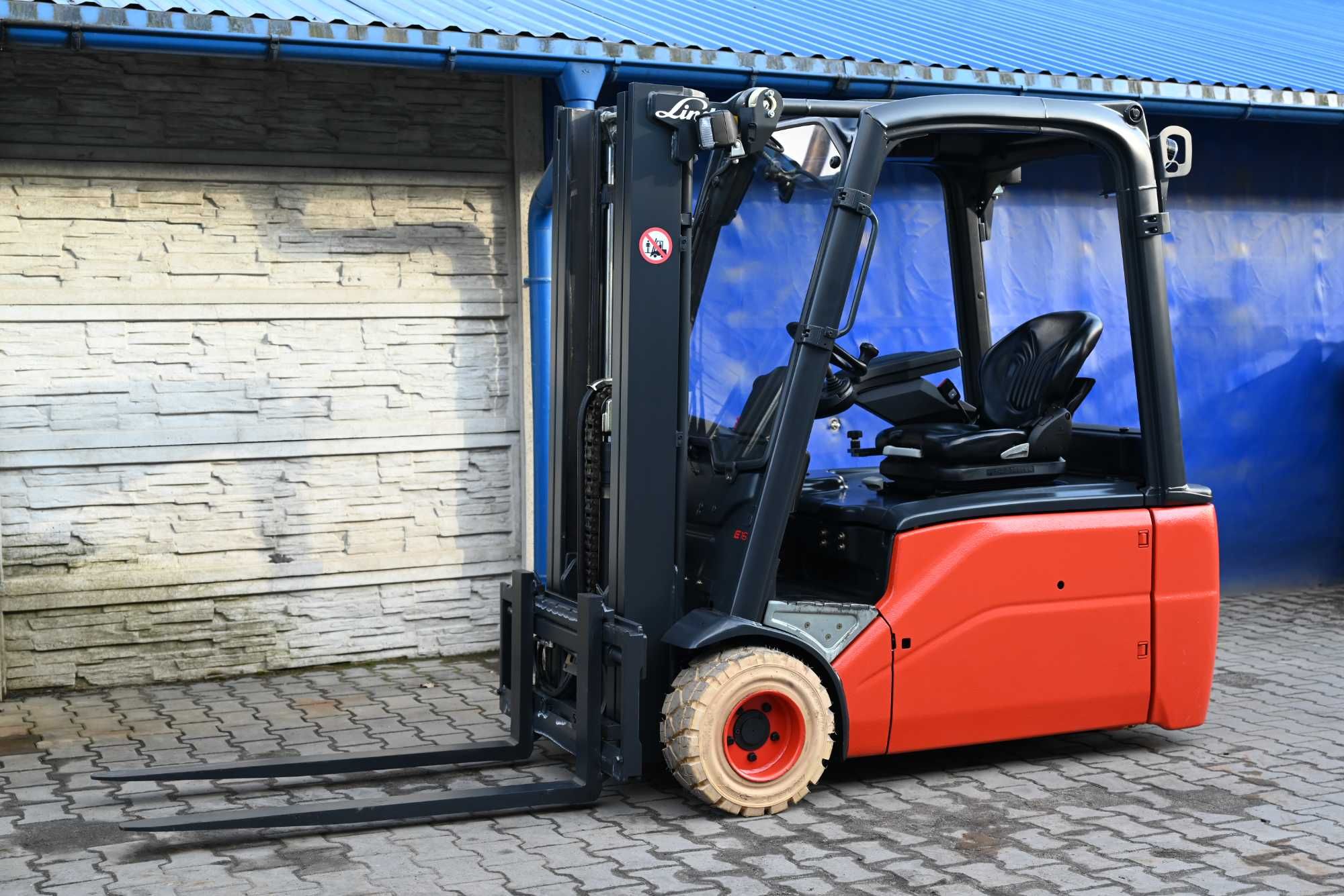 Wózek widłowy Linde E16 L Triplex 410 cm 2013 rok 6736 mth FHP 359