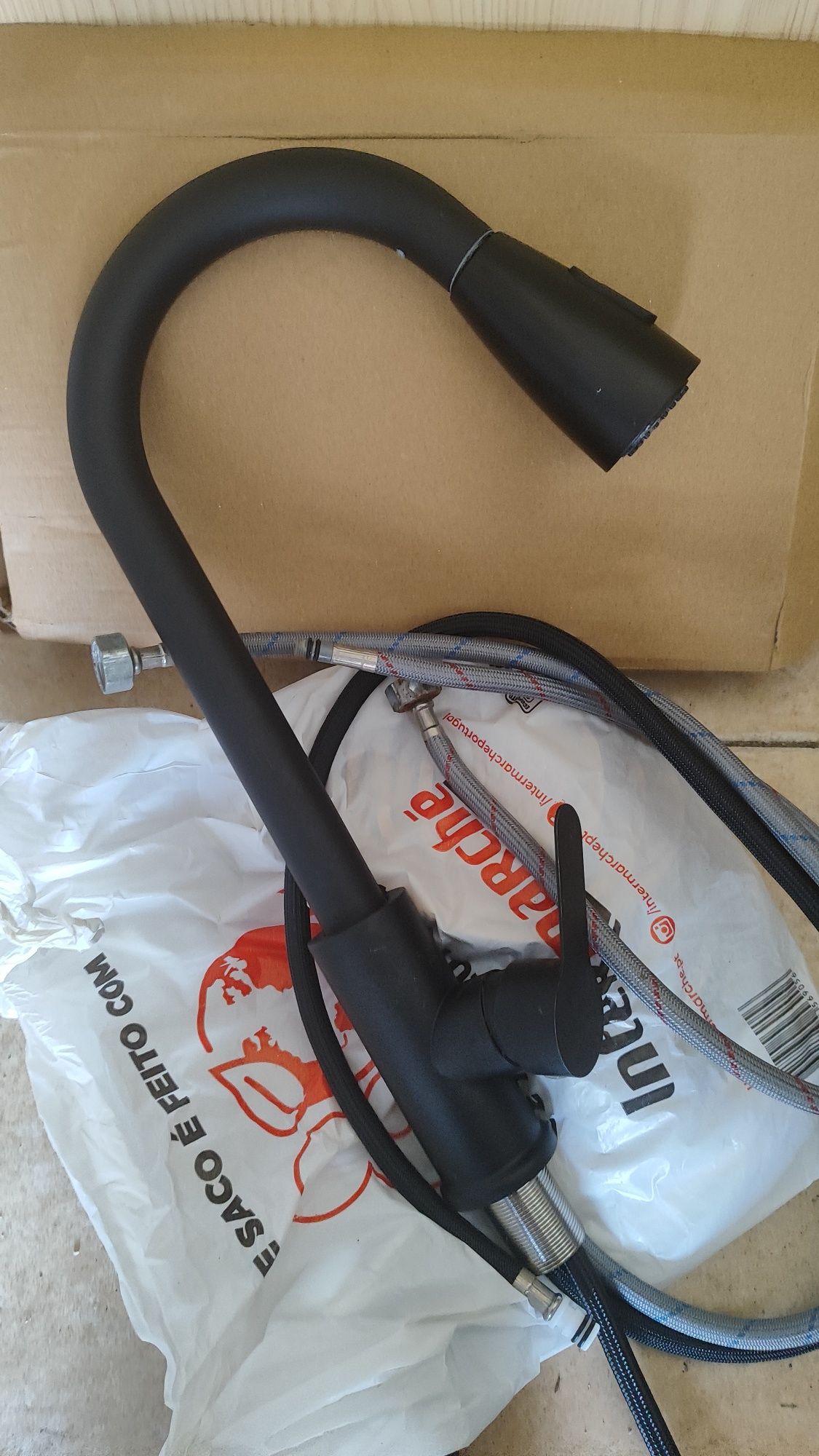 Torneira de cozinha com duche extensível