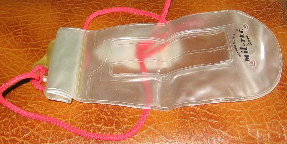 водонепроницаемая сумка на шею для денег\документов\мобильного