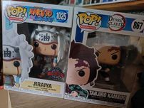 Jiraiya i tanjiro, kakashi gaara funko pop figurka