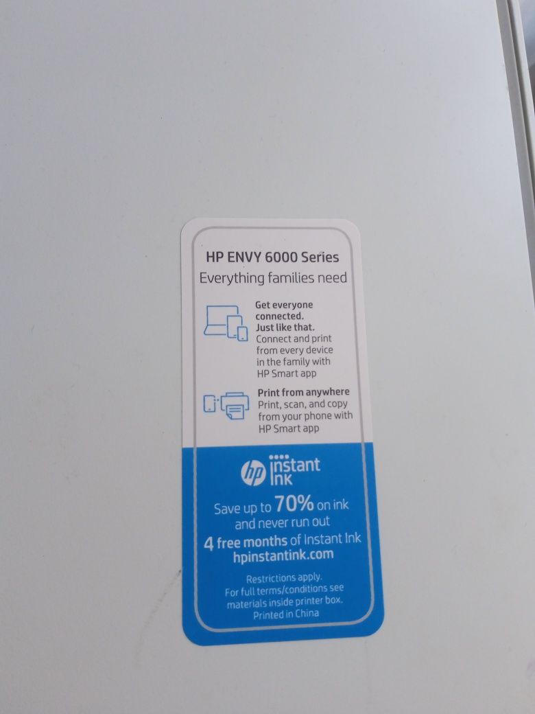 HP 6000 ENVY Drukarka wielofunkcyjna ( ksero + skaner)