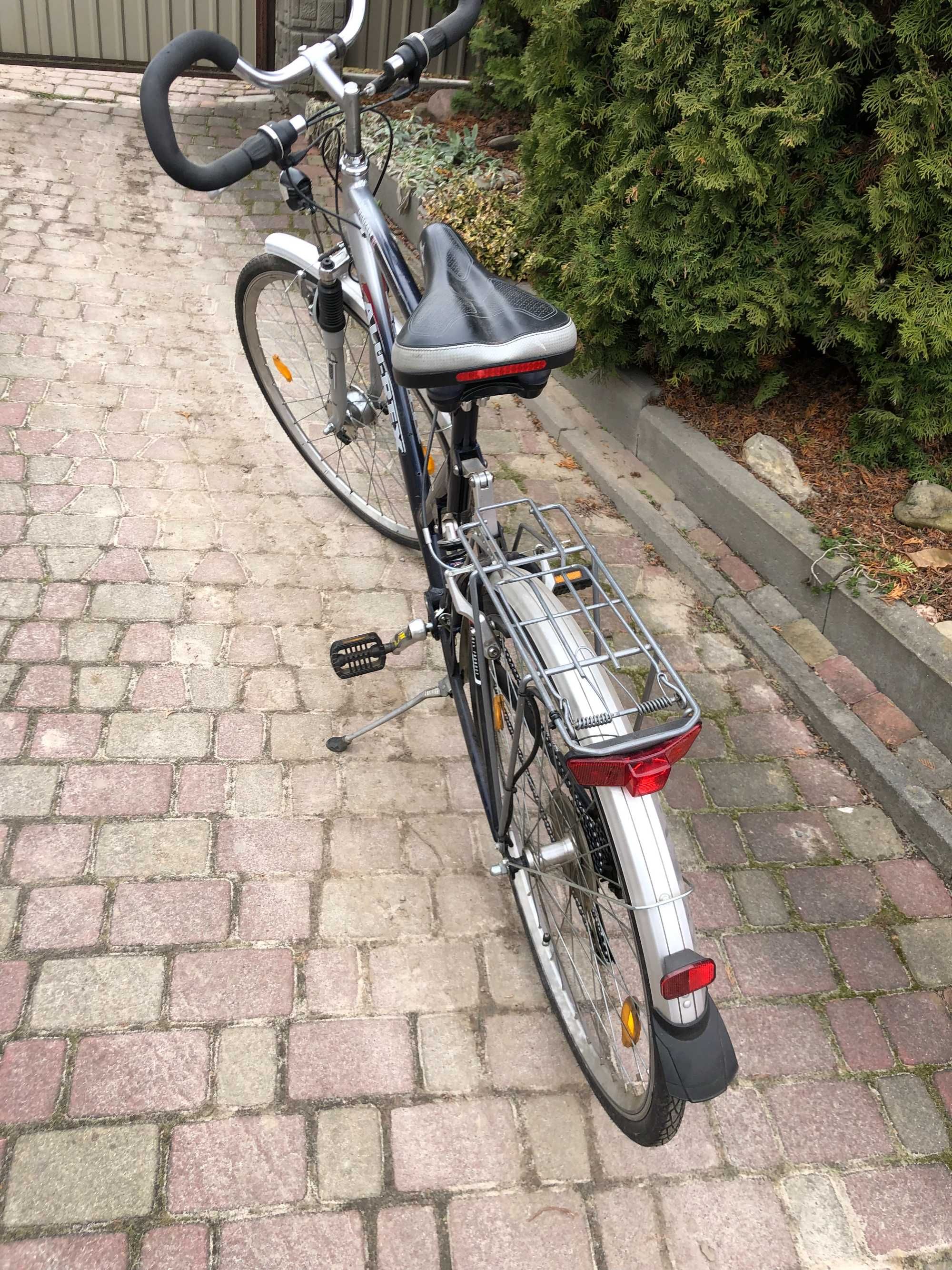 Велосипед німецький алюмінієвий  21швидк,кол-28 дві підвіски