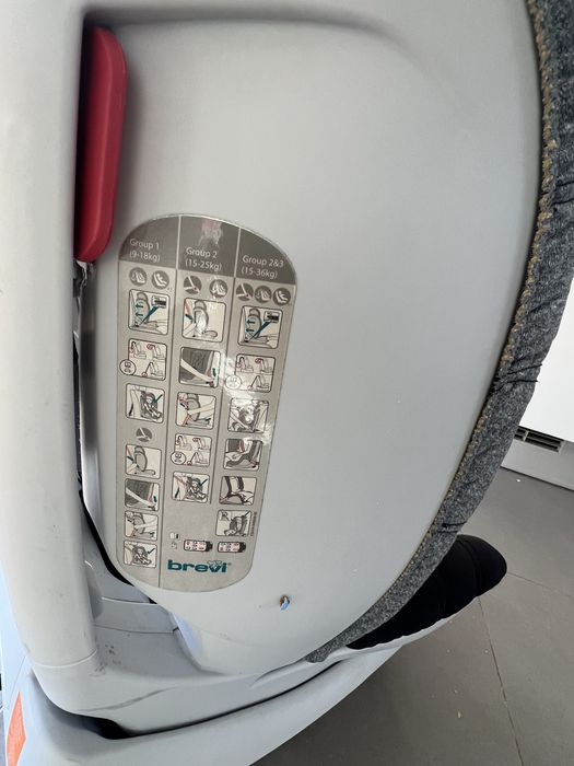 Brevi Cadeira Auto Tazio Isofix 1/2/3