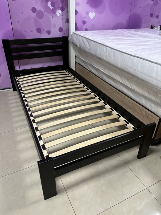 Ліжко дерев’яне (бук) Алекс 1.6 м