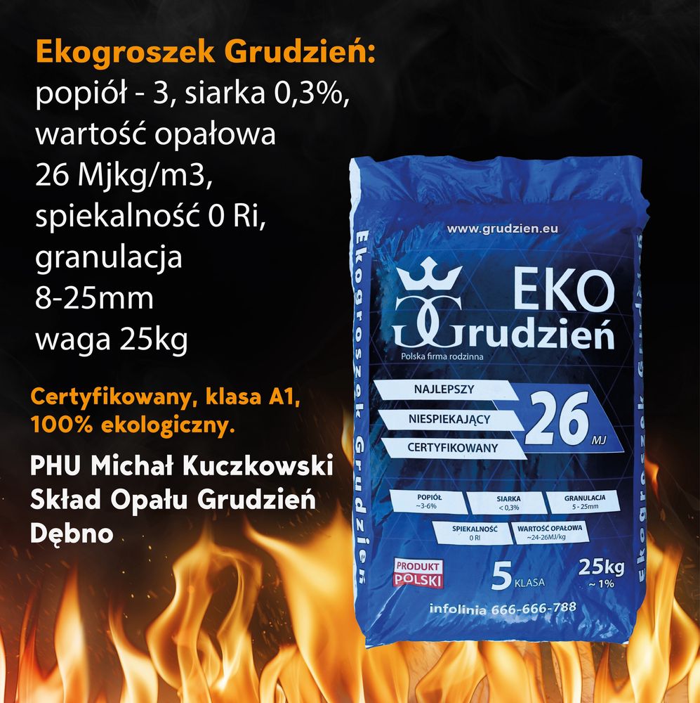 Ekogroszek EkoGrudzień 26 MJ/kg