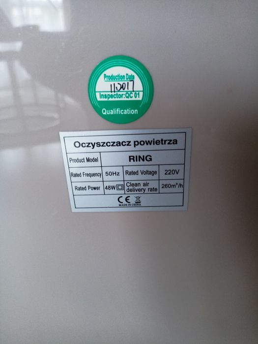 Oczyszczacz powietrza Cronos Ring