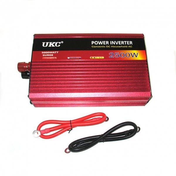 Автомобильный UKC AC/DC AR 2500W 12-220 V преобразователь напряжения