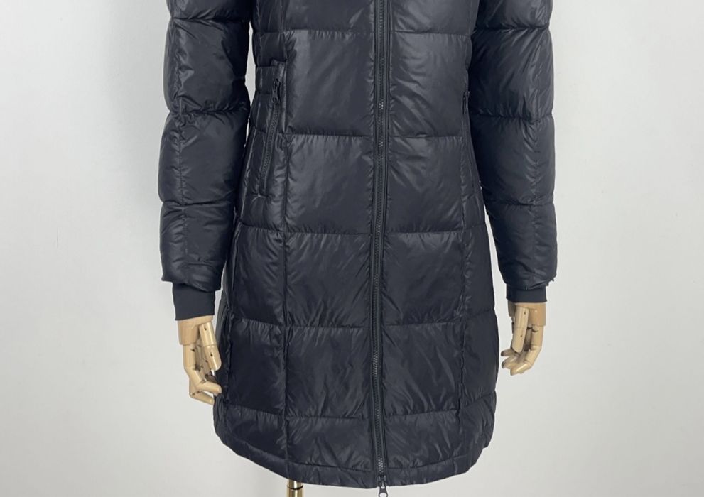 The North Face TNF 550 Женский Черный Длинный Пуховик Куртка Оригинал