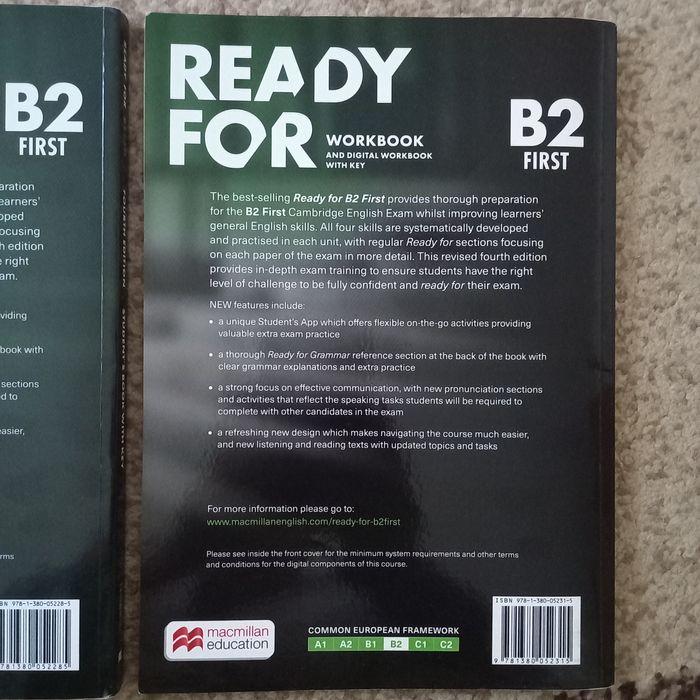 Ready for B2 First komplet książek wyd. Macmillan