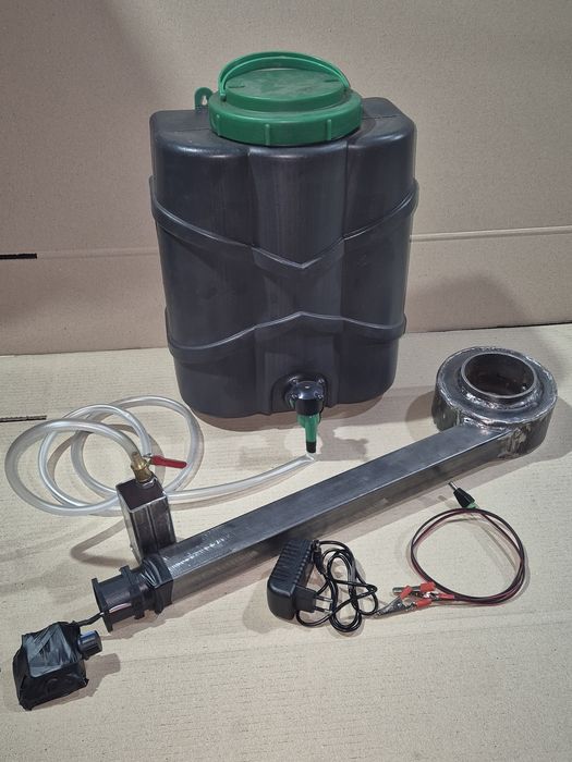 Горелка на отработке для буржуйки булерьяна опалення