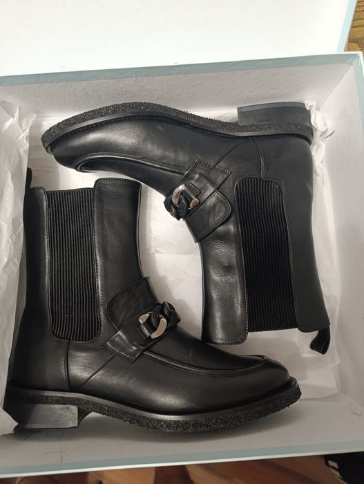 HELENA SORETTI осінні сапожки шкіряні