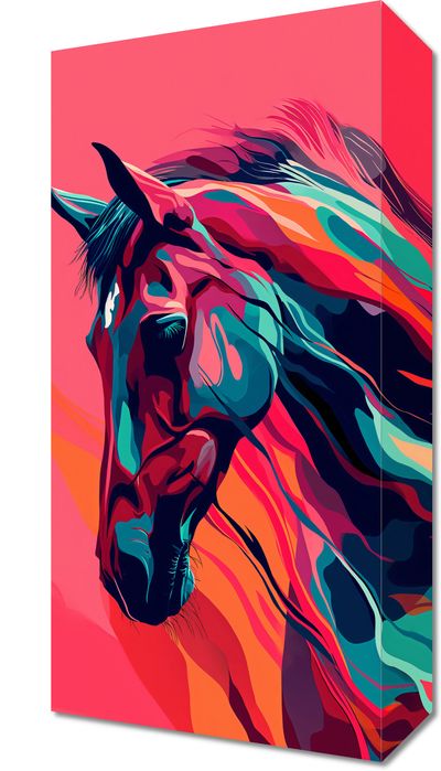 Obraz 20x40cm Wieje Wiatr w Grzywie