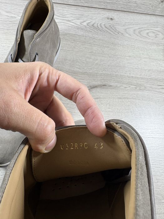 Geox чоловічі туфлі замшеві 43 розмір