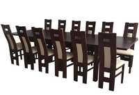 Piękny Duży Zestaw Do Salonu Stół z 12 Krzesłami HIT