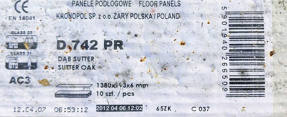 Oddam panele podłogowe