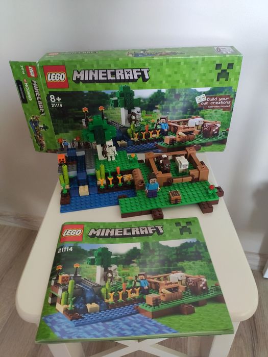 Klocki LEGO Minecraft 21114 Farma kompletne