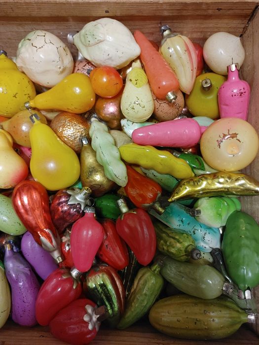 Елочная игрушка СССР Ёлочная игрушка виноград Елочное украшение СССР