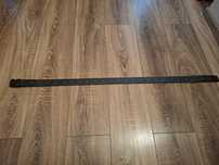 Czarny męski pasek 110cm