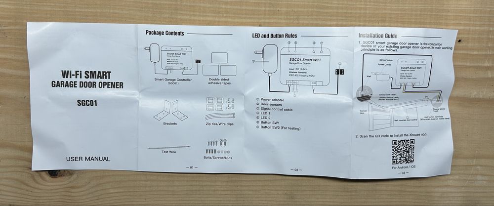Controlador c/ comandos e wifi portão