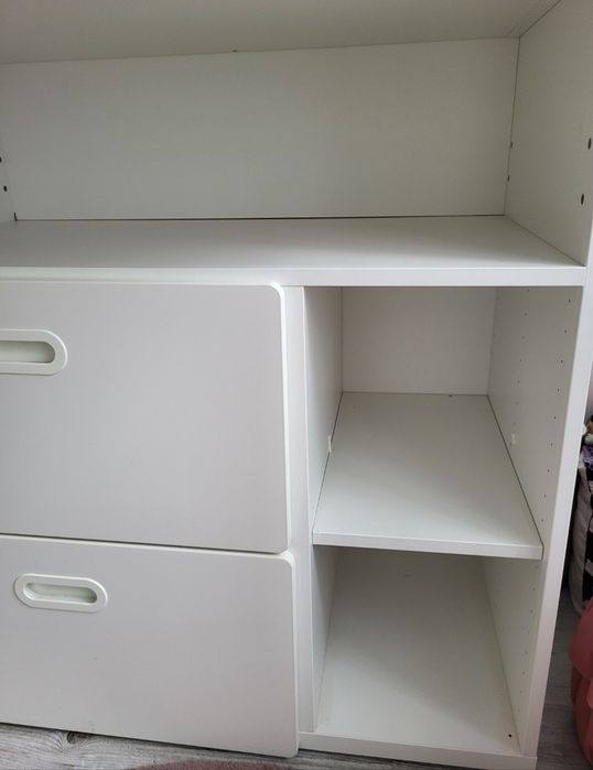 Przewijak biały komoda IKEA smastad z szufladami i półkami