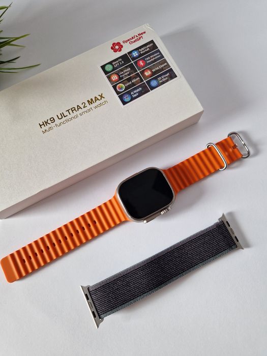 Smartwatch hk9 ultra 2 max, komplet wraz z Chatem GPT