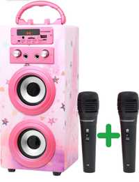 Głośnik Bluetooth Karaoke z mikrofonem i kula .