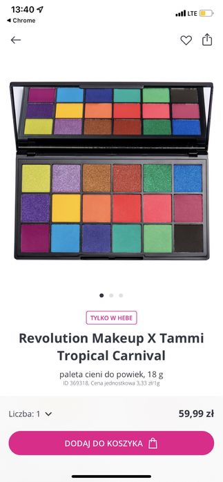 paleta revolution tammi tropical carnival