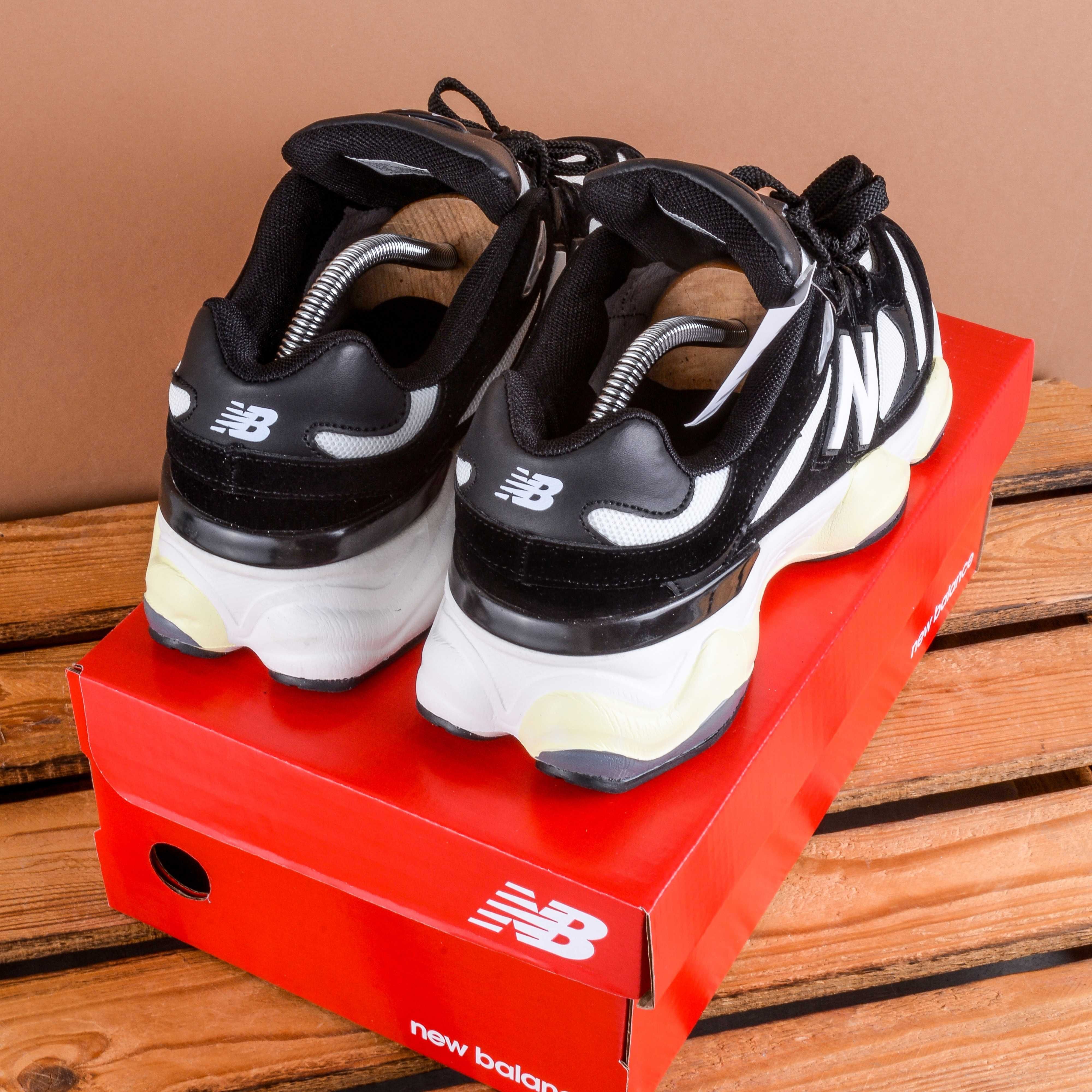 (1820) SALE Кросівки New Balance 9060 чорні з білим (40-44) нб NB