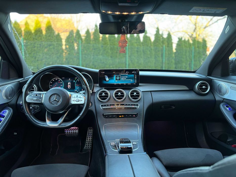CESJA MERCEDES Klasa C 220 d 4MATIC 9G-TRONIC AMG CarPlay Panoramama