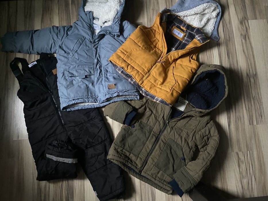 Пакет речей для хлопчика. Зимовий комбінезон , зимова куртка , жилетка