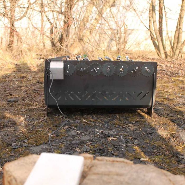 Авто мангал автоматичний мангал на 8 шампуров мангал с мотором