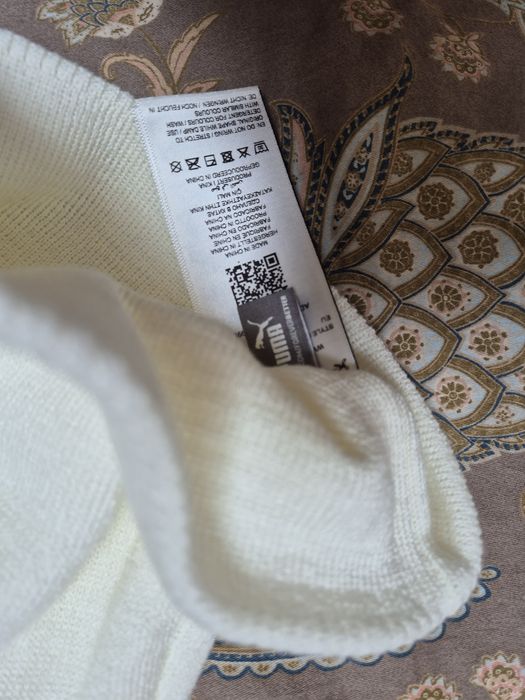 Nowa czapka damska unisex biala Puma Ferrari okazja