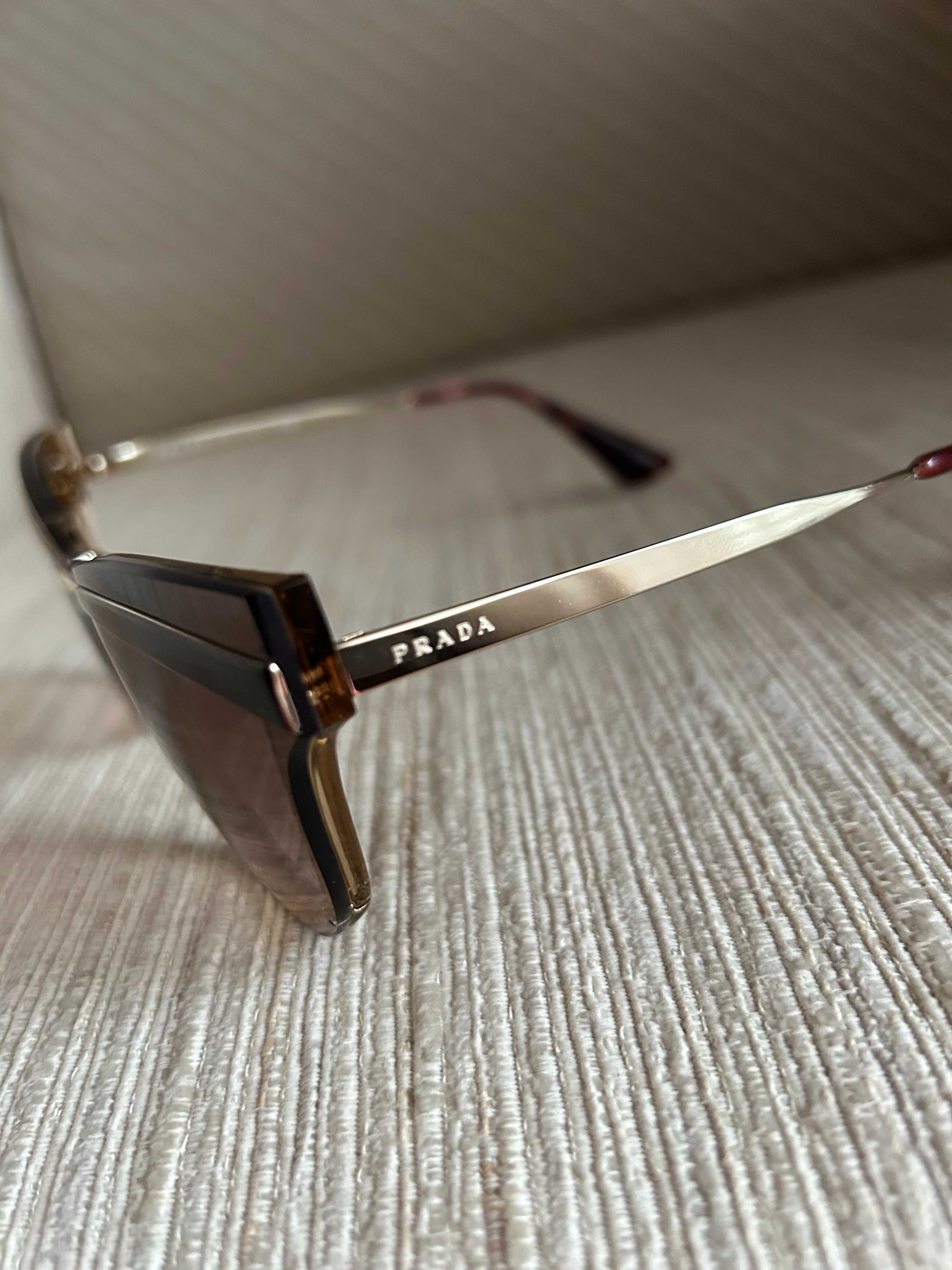 Okulary przeciwsłoneczne PRADA model PR 12US KOF0A6 oryginał