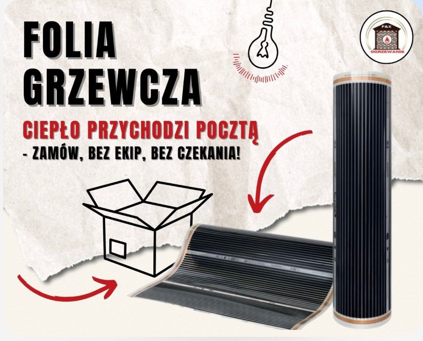 Ogrzewanie na podczerwień - MONTAŻ -maty,folie,panele - wysyłka GRATIS