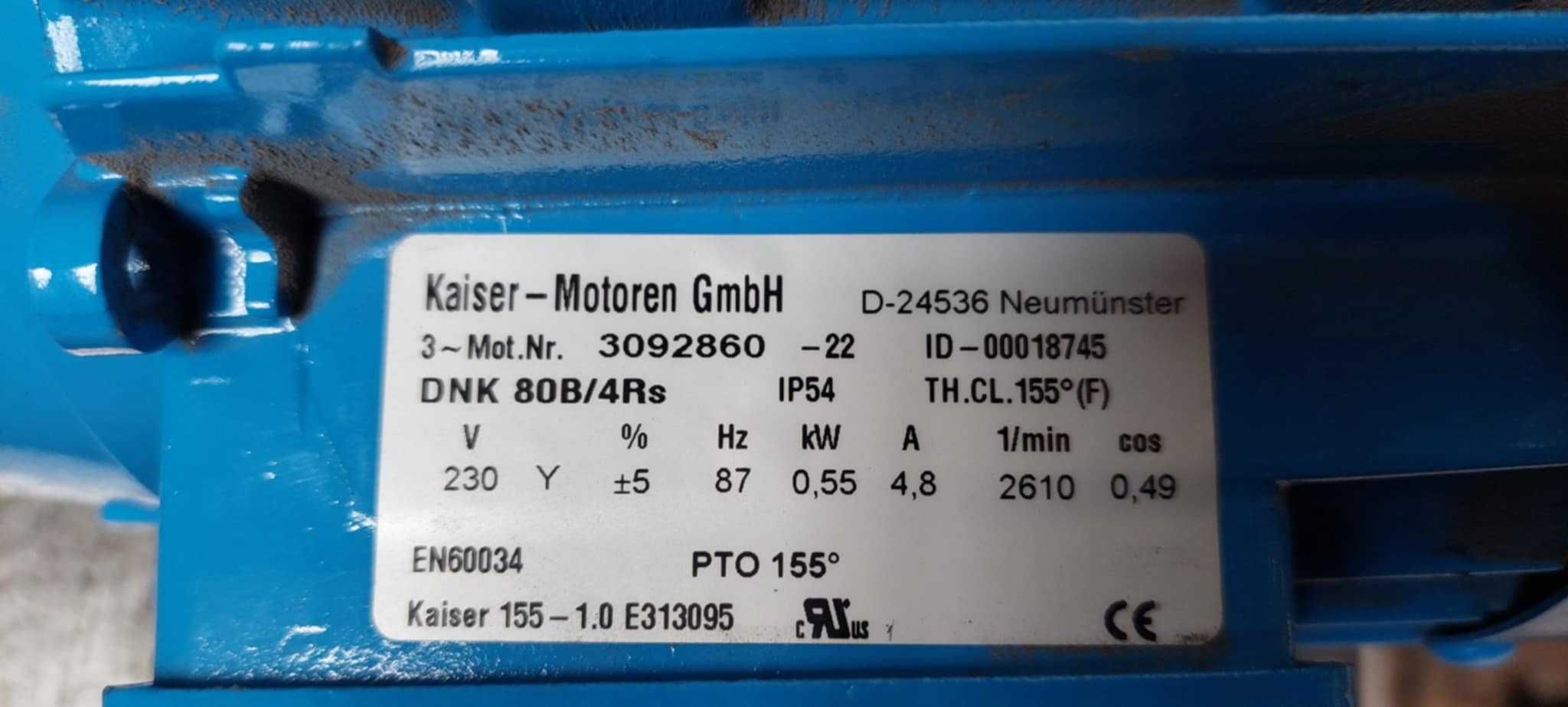 Motoreduktor z przekładnią 0,55 kW