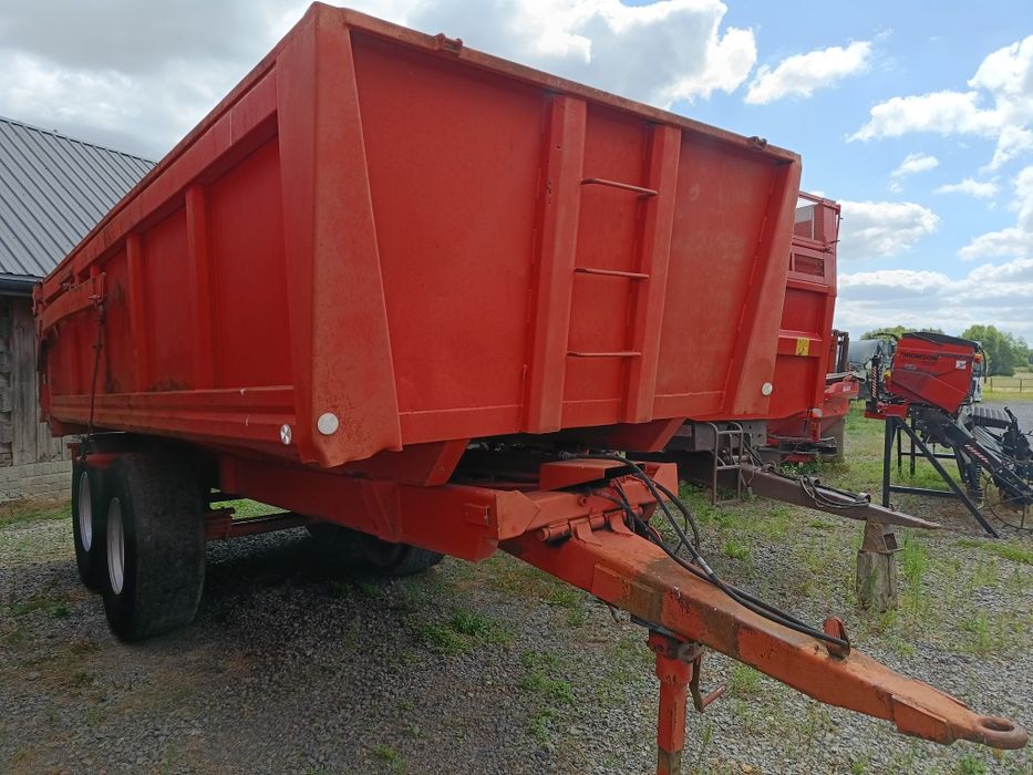 Przyczepa skorupa wywrotka tandem