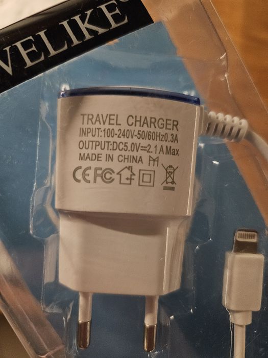 Ładowarka sieciowa Iphone lightning 5.0V 2.1A wyjście USB