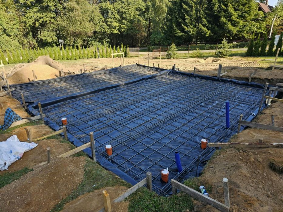 Płyty fundamentowe, pokrycia dachowe, obory, chlewnie, budowa domów,