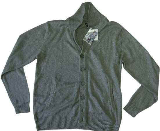 STRAIGHT UP XL sweter męski rozpinany, z metkami 10L71