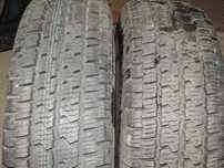 2x Continental Vanco Contact 2 Fur Season 225/75r16C 2x10mm 16r DEMO